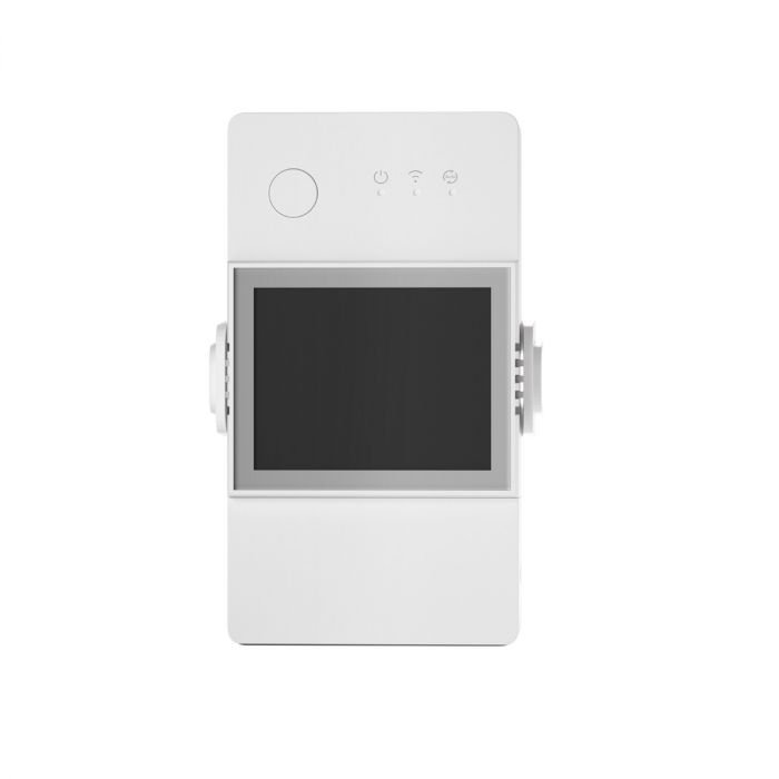 Sonoff TH16 Elite (R3) WiFi viedais termostats (230V/16A un NO/NC sausais kontakts) ar sensora ieeju un LCD ekrānu (THR316D)