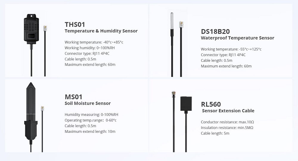Sonoff TH16 Elite (R3) WiFi viedais termostats (230V/16A un NO/NC sausais kontakts) ar sensora ieeju un LCD ekrānu (THR316D)