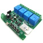 SmartWise 5V-32V 4 grupu viedais releja slēdzis, ar sauso kontaktu un īslaicīgo slēdzi, Zigbee + RF - Image 2