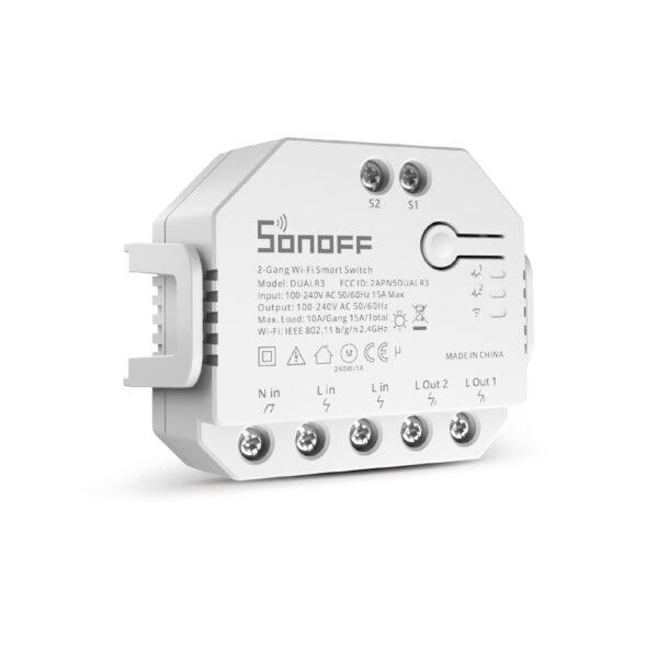 Sonoff Dual Lite (R3) 2 grupu WiFi viedais relejs