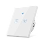 Skārienjūtīgs sienas slēdzis ar wifi un kustības sensoru - 2 grupas