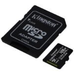 Atmiņas karte Kingston Canvas Select Plus (microSDXC) 128GB klase 10 UHS-I U1 V10 A1 — 100MB/s + adapteris - Image 2