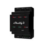 Shelly PRO 3 WiFi + Ethernet 3 grupu viedais releja slēdzis ar DIN sliedes atbalstu