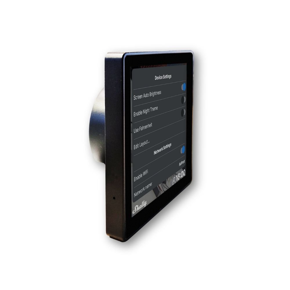 Shelly Wall Display Wi-Fi + Bluetooth skārienekrāna sienas slēdzis un vadības panelis