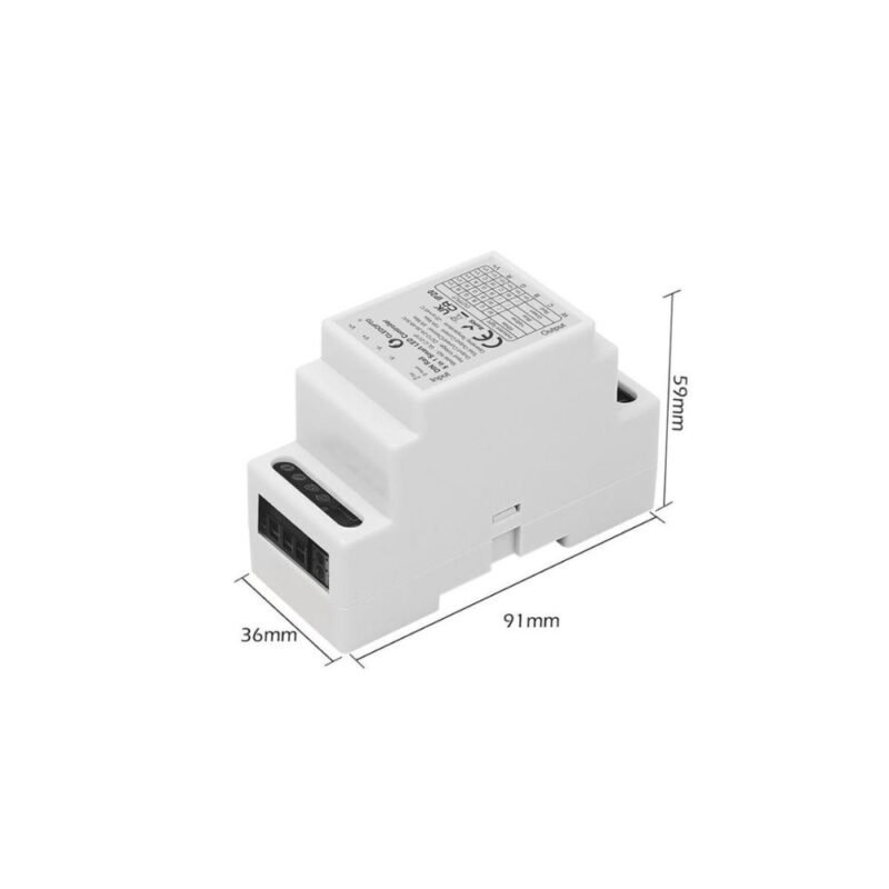 Gledopto Zigbee Pro 5-in-1 LED kontrolieris (Zigbee+RF) 12V-54V DC, saderīgs ar DIN sliediBee II, Hubitat Elevation, Amazon Zigbee vārtejām, Terncy (ar Apple Home saderīgo) vārteju.