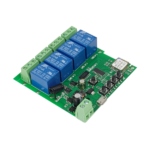 SmartWise 5V-32V 4 grupu viedais releja slēdzis, ar sauso kontaktu un mirkļa slēdzi, saderīgs ar eWeLink/Sonoff, Wi-Fi + RF (R2)