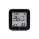 Shelly PLUS GEN3 H&T Wi-Fi + Bluetooth mitruma un temperatūras sensors ar e-papīra displeju (melns)