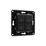 Shelly Wall Switch 4 poga - melna