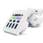 Gledopto GL-W-001, 4 zonu LED RF bezvadu sienas panelis (Gledopto Pro LED kontrolleriem), 230V maiņstrāva