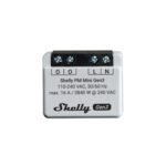 Shelly PLUS PM MINI GEN3, Wi-Fi + Bluetooth viedais jaudas mērītājs, 1 kanāls (16A)