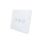 SmartWise Dimmer, saderīga ar eWeLink lietotni, Wi-Fi pieskāriena reostata slēdzis (ar baltu stikla priekšējo paneli) - Image 2