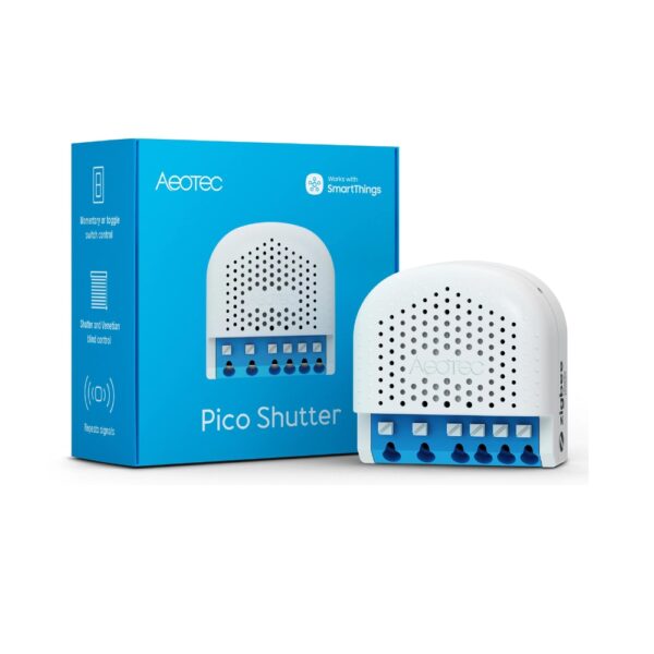 Aeotec Pico Shutter (Zigbee 3.0) viedais rullo slēģu kontrolieris