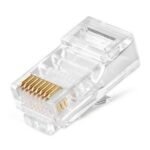 RJ45 modulārais spraudnis priekš UTP CAT6, 100 gab