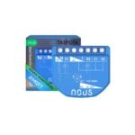 Nous B3T viedais Wi-Fi 2 grupu mini releja modulis ar jaudas mērītāju un rullo slēģu/aizkaru vadības funkciju (Tasmota programmaparatūra, saderīga ar materiālu)