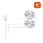 Smart WiFi RGB LED gaismas sloksne NiteBird SL3 (2x5m), Tuya - Image 4