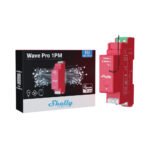 Shelly Qubino Wave PRO 1PM viedais DIN-sliedes relejs ar 1 grupu, jaudas mērītājs ar Z-Wave protokolu