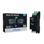 Shelly Qubino Wave PRO 2 Shutter viedais DIN-sliedes relejs rullo slēģu vadībai ar Z-Wave protokolu