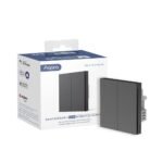 AQARA Smart Wall Switch H1 EU (bez neitrāla, dubultā svira), pelēks - Image 2