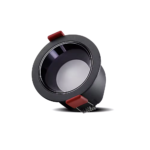 Gledopto GL-D-001P Zigbee Pro (Zigbee 3.0 + RF uztvērējs) viedais padziļināts LED lejupējais apgaismojums (450 lūmeni. IP33), ar melnu rāmi - Image 2