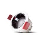 Gledopto GL-D-009P Zigbee Pro (Zigbee 3.0 + RF uztvērējs) viedais padziļināts LED lejupējais apgaismojums (800 lūmeni. IP40), ar baltu rāmi - Image 3