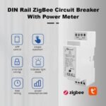 Gledopto GL-DR-001Z Tuya Zigbee DIN-sliedes relejs ar jaudas mērītāju (16A) - Image 2