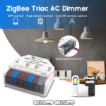 Gledopto GL-SD-301P ultra mini maiņstrāvas dimmer modulis, Zigbee Pro (Zigbee 3.0 + RF uztvērējs) - Image 5
