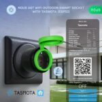 Nous A6T Wi-Fi āra/vannas istabas (IP44) viedais spraudnis ar rūpnīcā instalētu Tasmota programmaparatūru - Image 2