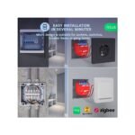 Nous B2Z viedais Tuya Zigbee mini releja modulis ar jaudas mērītāju un slēdža ieeju, 1 grupa - Image 2