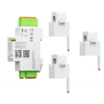 Nous D4Z — Tuya Zigbee viedais DIN-sliedes trīsfāžu jaudas mērītājs (3x120A)