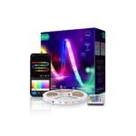Nous F2 viedā Tuya Wi-Fi RGB LED lente, 10 metri