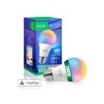 Nous P3 viedā Tuya Wi-Fi RGB spuldze (E27 ligzda), saderīga ar materiālu
