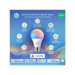 Nous P3 viedā Tuya Wi-Fi RGB spuldze (E27 ligzda), saderīga ar materiālu - Image 2