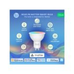 Nous P8 viedā Tuya Wi-Fi RGB spuldze (GU10 ligzda), saderīga ar materiālu - Image 2