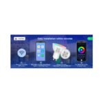 Nous P8 viedā Tuya Wi-Fi RGB spuldze (GU10 ligzda), saderīga ar materiālu - Image 4