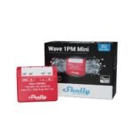 Shelly Qubino Wave 1PM MINI viedais relejs ar 1 grupas jaudas mērītāju ar Z-Wave protokolu
