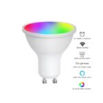 SmartWise GU10 Wi-Fi + eWeLink-Remote (Bluetooth) viedā spuldze, 5W, regulējama siltā/aukstā balta + RGB krāsu gaisma - Image 2