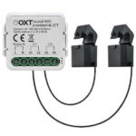 OXT modulis, mini enerģijas skaitītājs, 2 transformatori 80 A CT WiFi TUYA