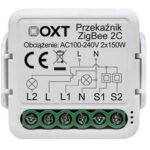 OXT mini releja modulis 2 grupas ZigBee TUYA (SWTZ22)