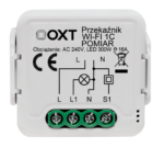 OXT moduļa releja 1 ķēdes mērījums 16A WIFI TUYA (SWT21P)