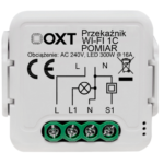OXT moduļa releja 1 ķēdes mērījums 16A WIFI TUYA (SWT21P)
