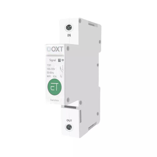OXT strāvas mērītāja Relejs 63A DIN Wifi TUYA
