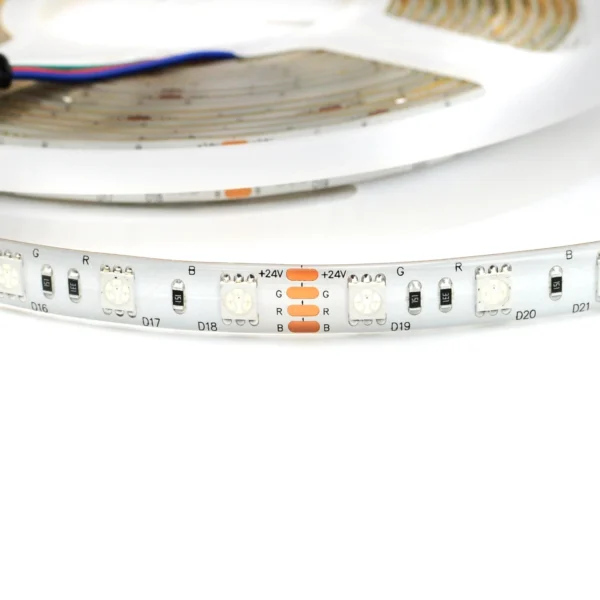 LED gaismas lente RGB IP65 24V, 5050