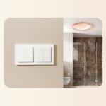 Aqara gaismas slēdzis H2 EU 2 kanālu / 4 pogas smart Zigbee + vītnes sienas slēdzis - Image 3