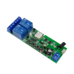 SmartWise 5V-32V 2 grupu viedreleja slēdzis, sausais kontakts, mirkļa slēdzis, saderīgs ar eWeLink/Sonoff, Wi-Fi + RF