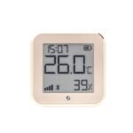 Shelly PLUS GEN3 H&T Wi-Fi + Bluetooth mitruma un temperatūras sensors ar e-papīra displeju (ziloņkaula krāsa)
