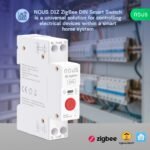Nous D1Z — ar DIN savietojams viedais Tuya Zigbee releja modulis, 16A - Image 3