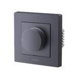 Aqara H2 Dimmer EU, Zigbee + vītņu reostata sienas slēdzis ar universālo vadu, pelēks