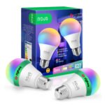 Nous P3Z viedā Tuya Zigbee RGB spuldžu komplekts (E27 ligzda) - 2-PAK
