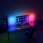 Yeelight Beam RGBIC gaismas josla — viedais Wi-Fi galda spēļu spēlētāju LED gaismas komplekts (2 gab. gaismas joslas), saderīgs ar materiālu (YLFWD-0021) - Image 5