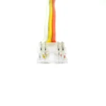 COB adaptera savienotājs - CCT un RGB-IC kabelis 10mm 4PIN - Image 3